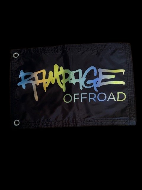 Rampage Offroad Whip Flag night